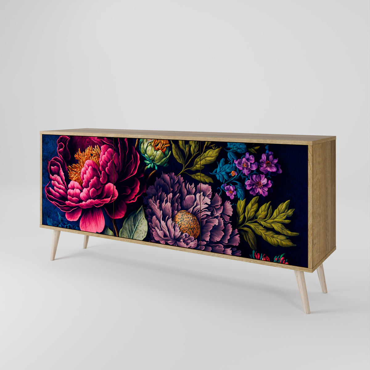 BLOOMING ELEGANCE Μπουφές 3-θυρών