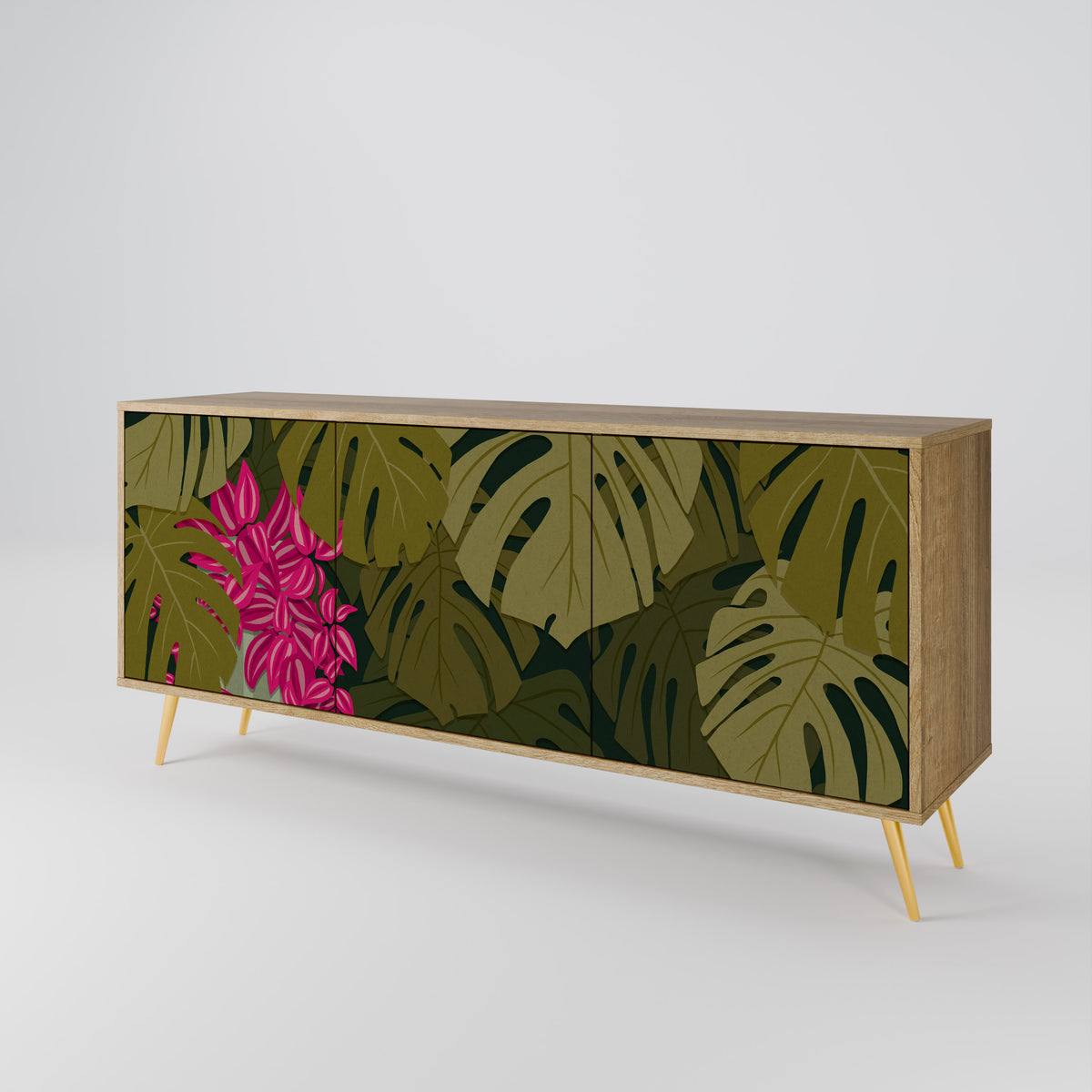 TROPICAL BEAUTY Μπουφές 3-θυρών