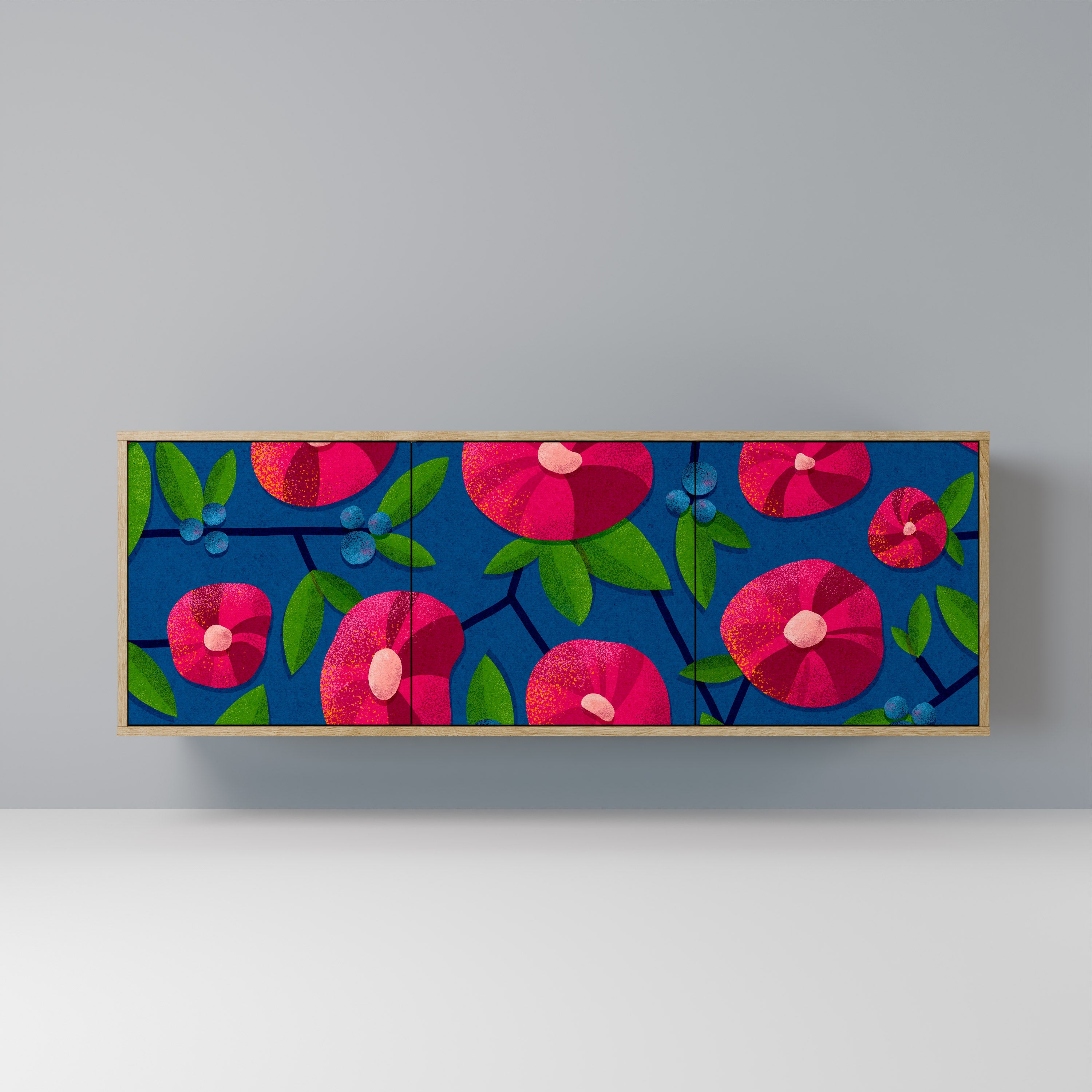 SPRING THOUGHTS 3-Door Sideboard in Oak Effect