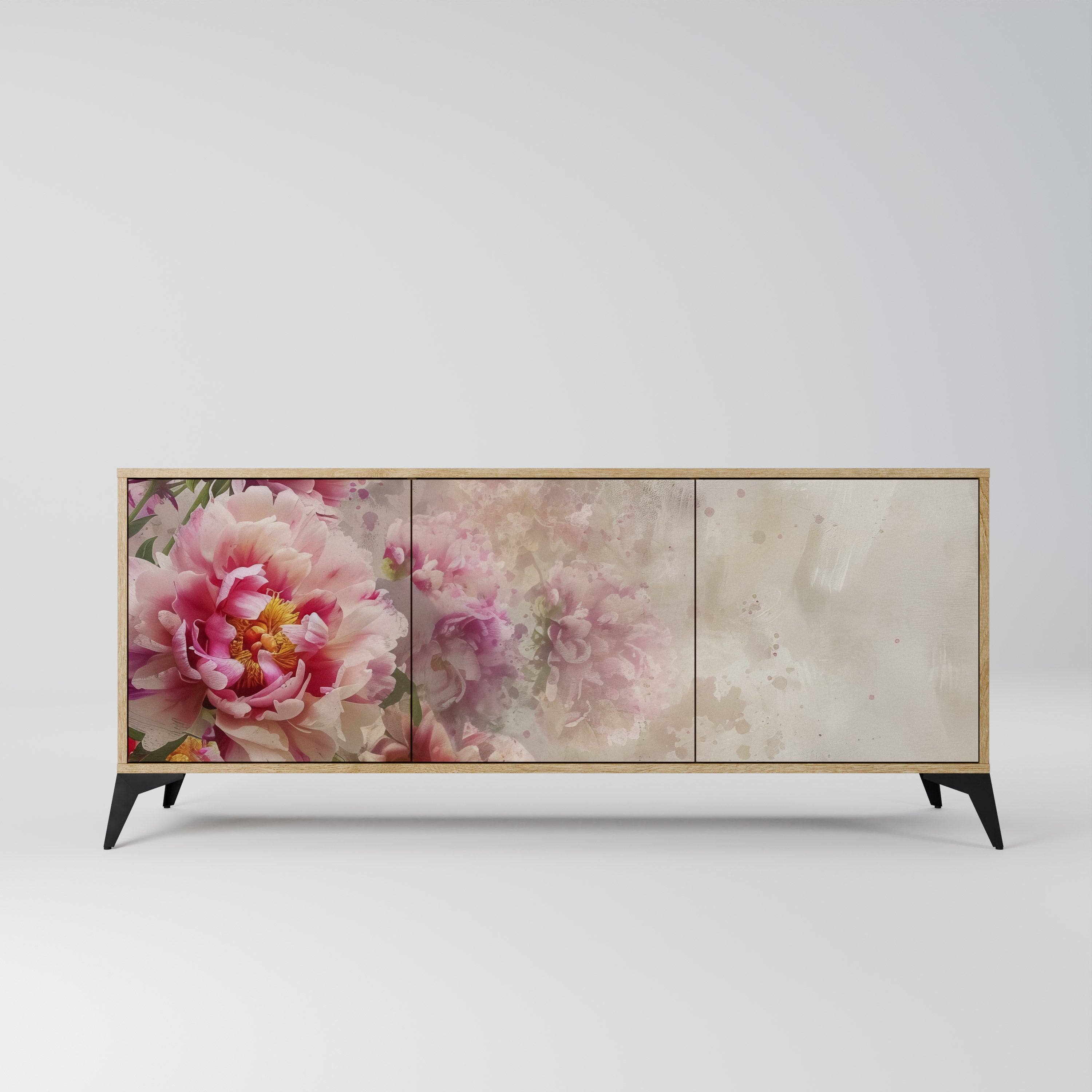 Μπουφές PEONY WHISPER 3θυρο σε όψη δρυός