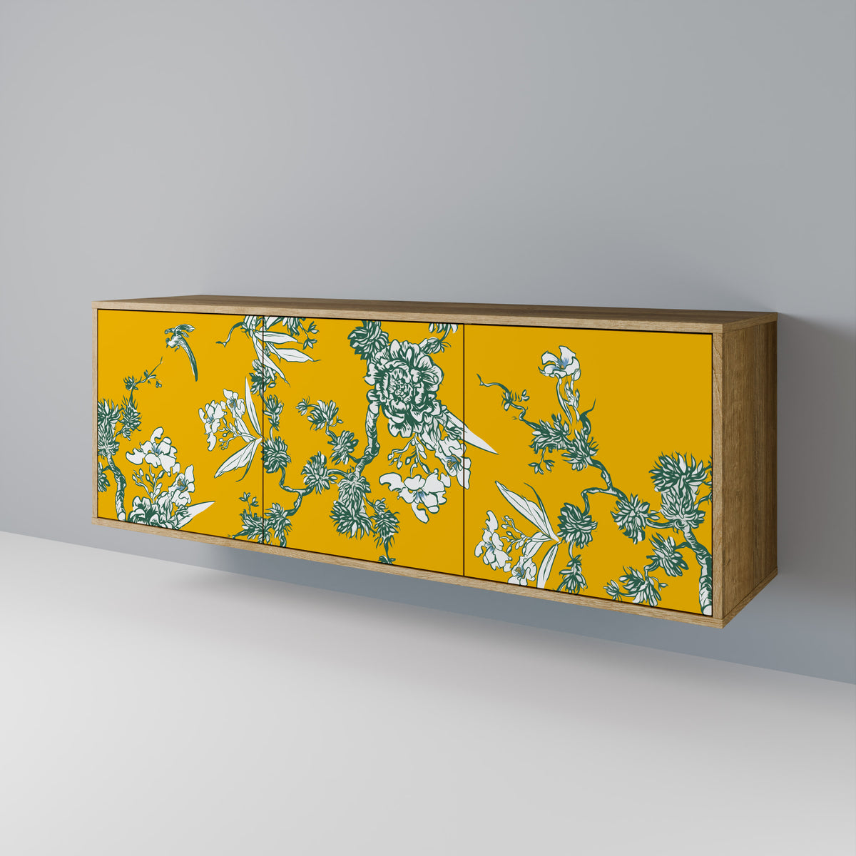 YELLOW CHINOISERIE Μπουφές 3-θυρών