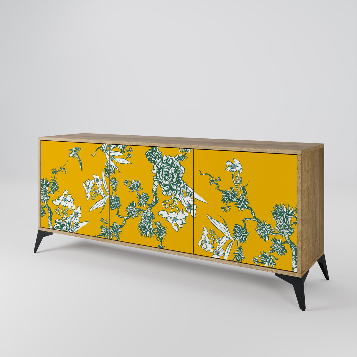 YELLOW CHINOISERIE Μπουφές 3-θυρών