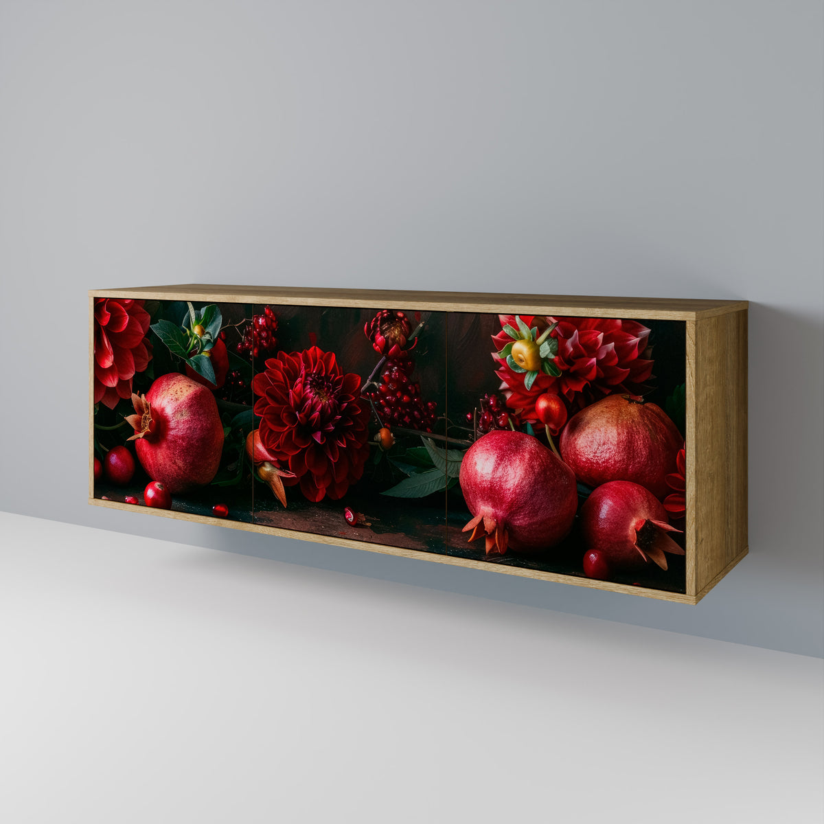 DAHLIAS AND POMEGRANATES Μπουφές 3-θυρών