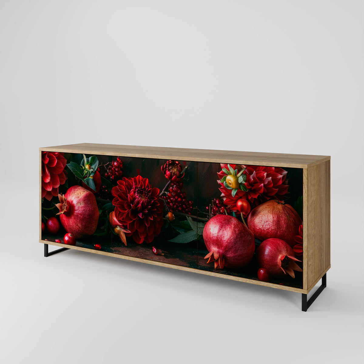 DAHLIAS AND POMEGRANATES Μπουφές 3-θυρών