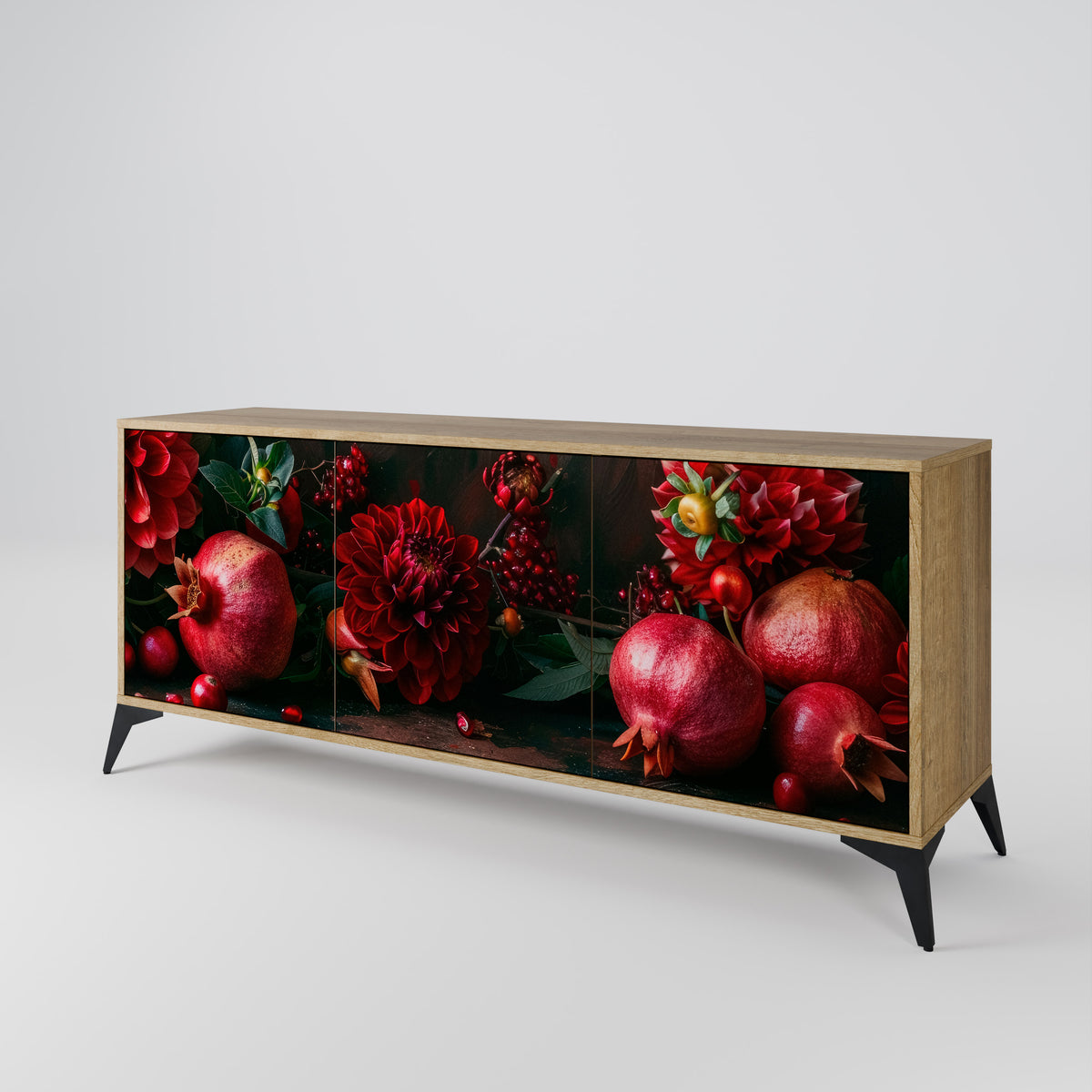 DAHLIAS AND POMEGRANATES Μπουφές 3-θυρών