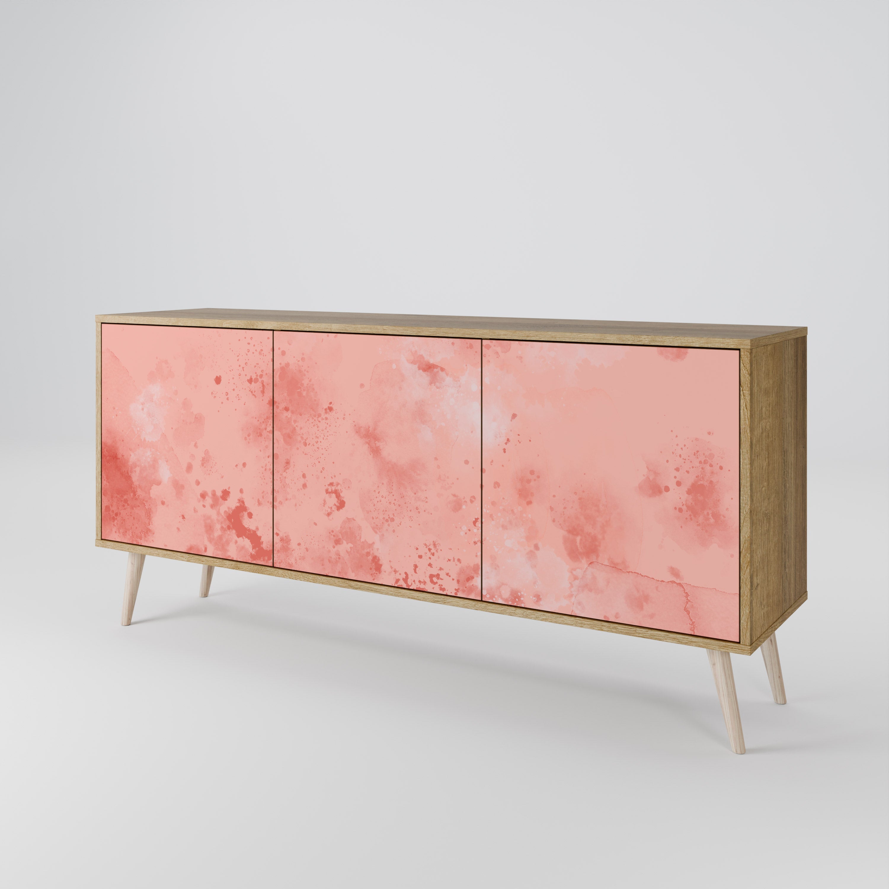 CRANE DANCE 3-Door Sideboard in Oak Effect