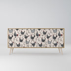 HAPPY HENS 3-Door Sideboard
