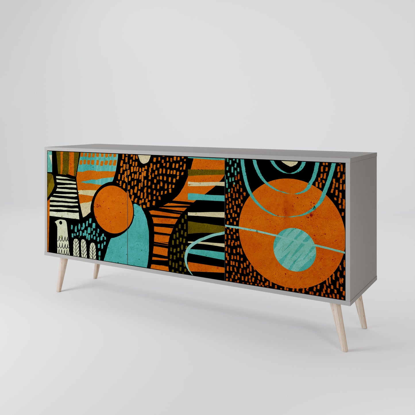 GEODE GLIMMER 3-Door Sideboard