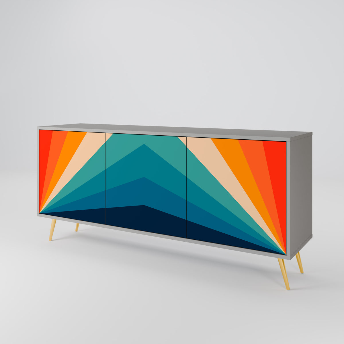 PRISM CONCUSSION 3-Door Sideboard