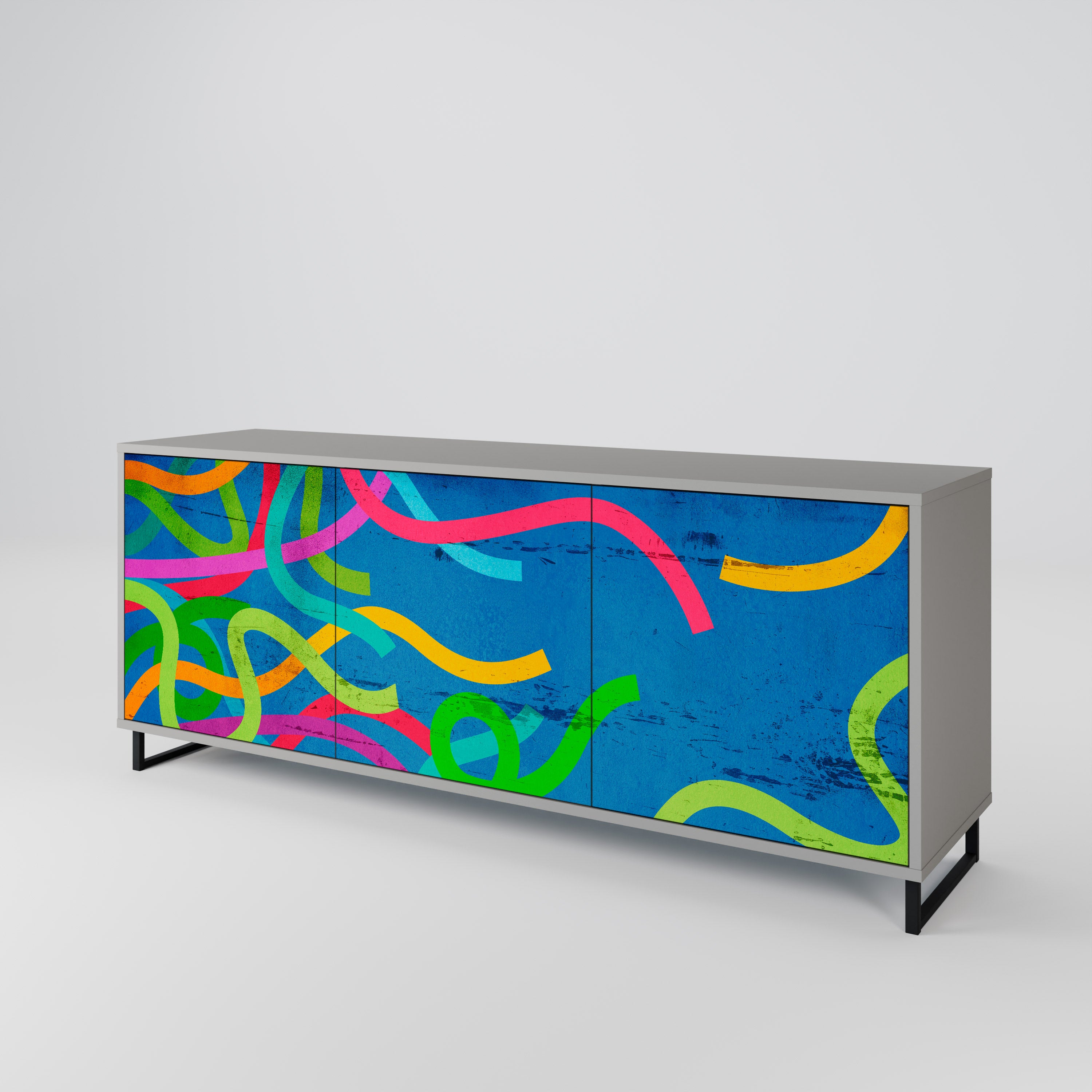 STREAMER TANGLE 3-Door Sideboard