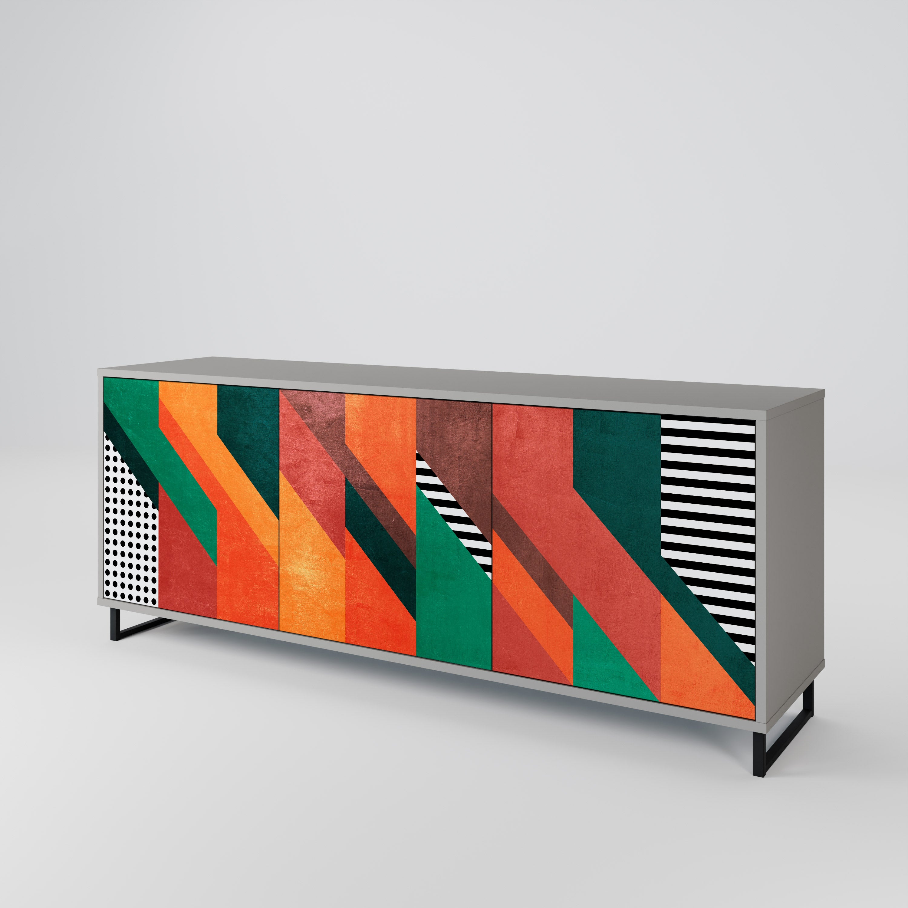 MAKESHIFT ARTISTRY 3-Door Sideboard