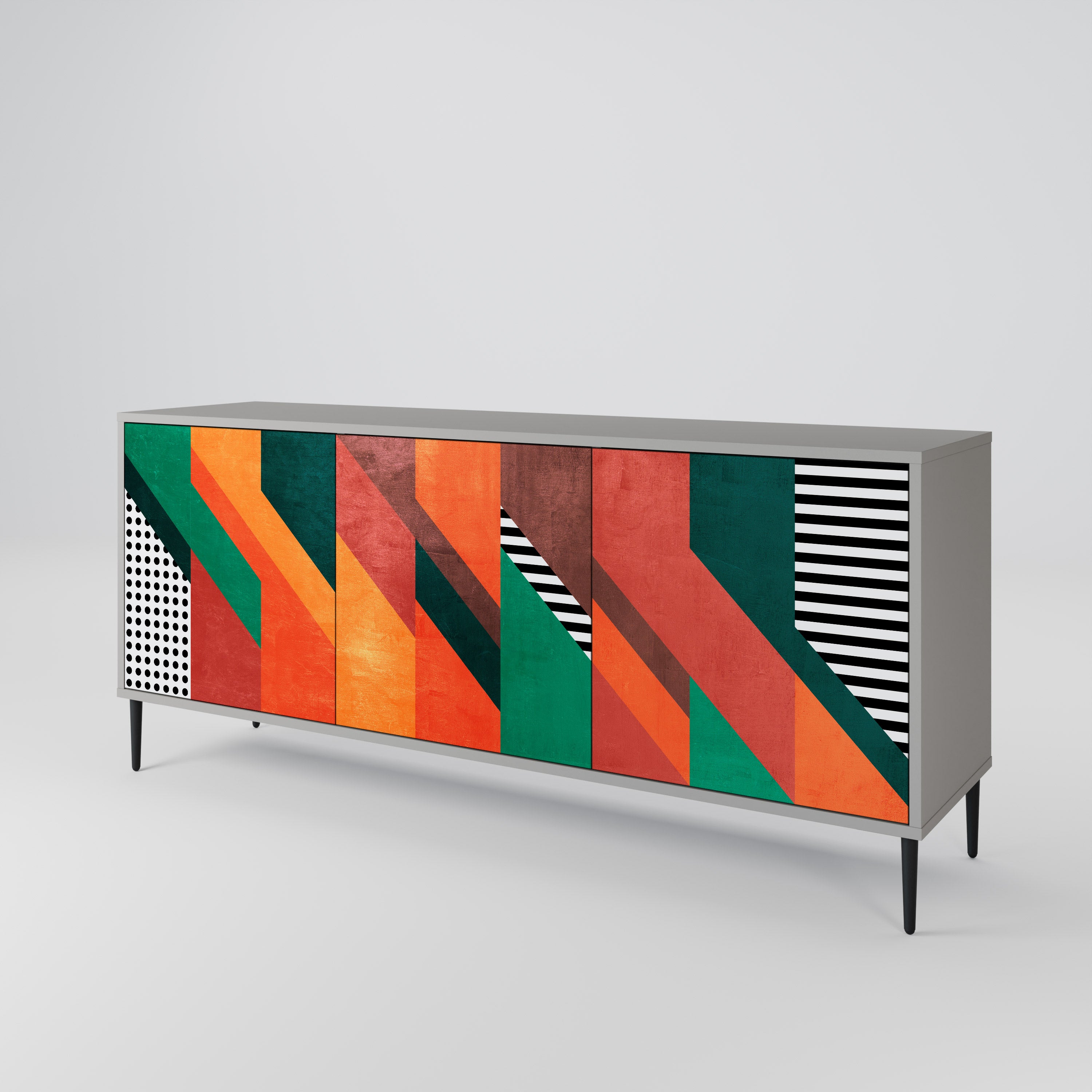 MAKESHIFT ARTISTRY 3-Door Sideboard