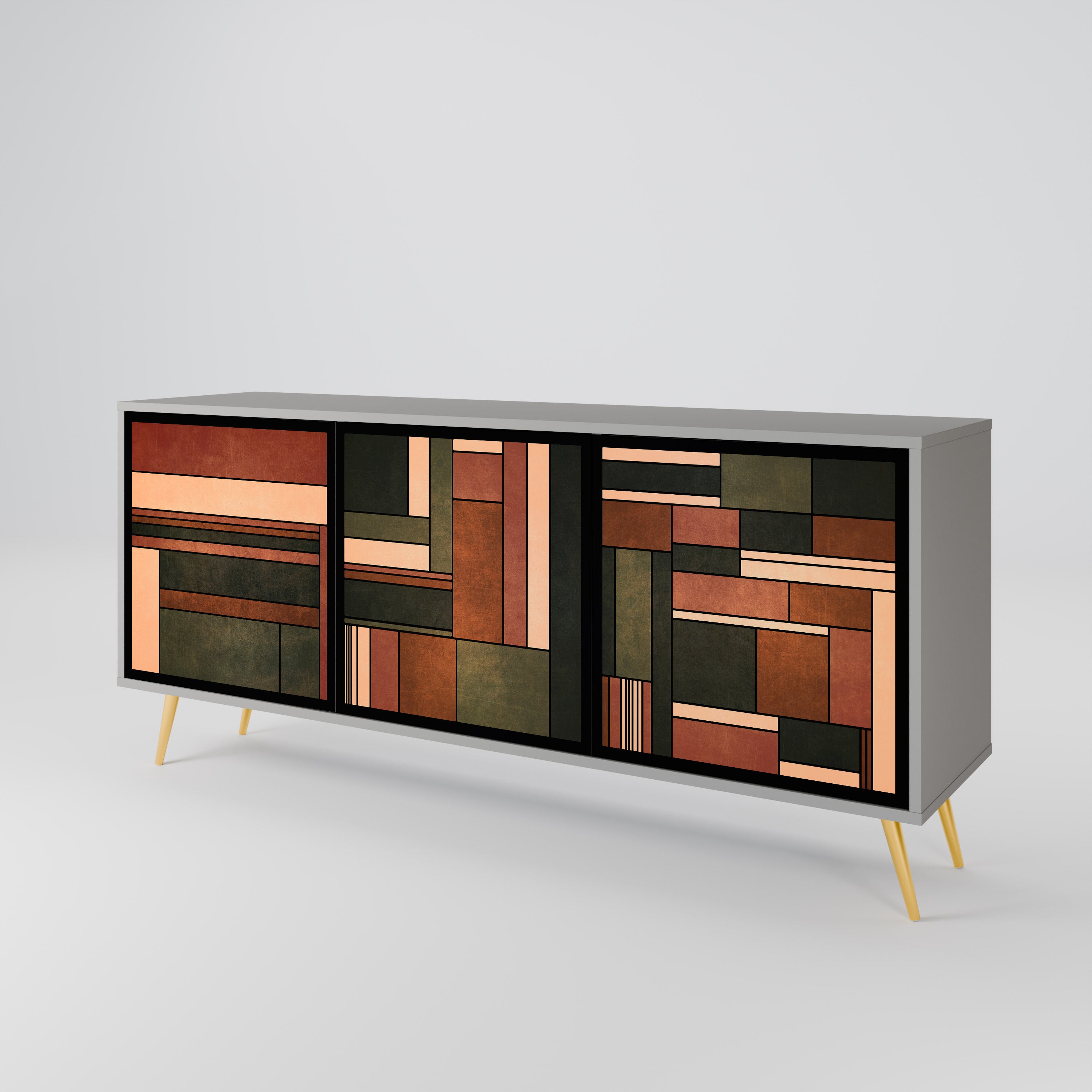 FIGURES OF NATURE 3-Door Sideboard