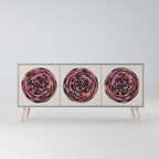 BROWN CIRCLES 3-Door Sideboard