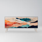 ABSTRACT LANDSCAPE 3-Door Sideboard