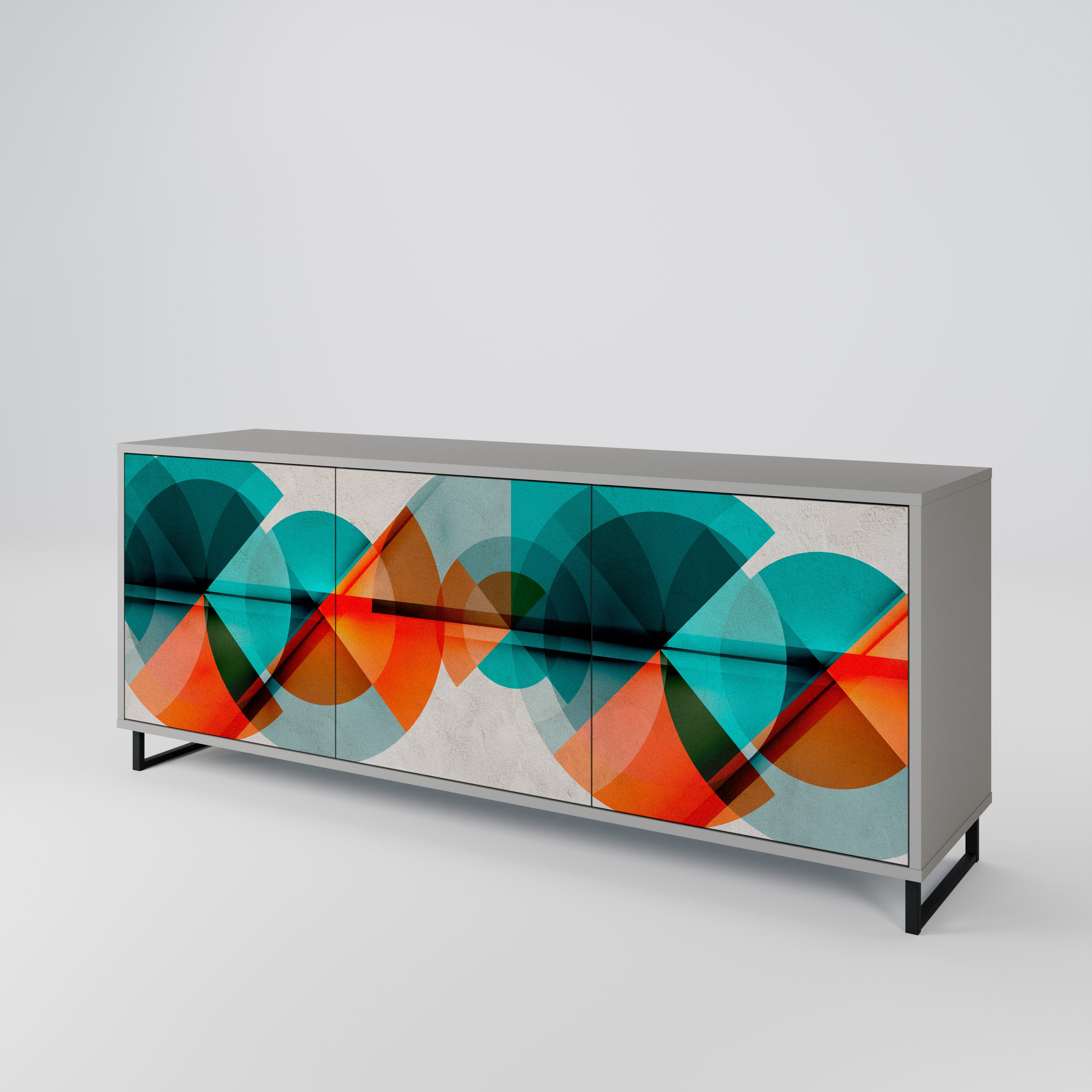 CIRCULAR RHAPSODY 3-Door Sideboard