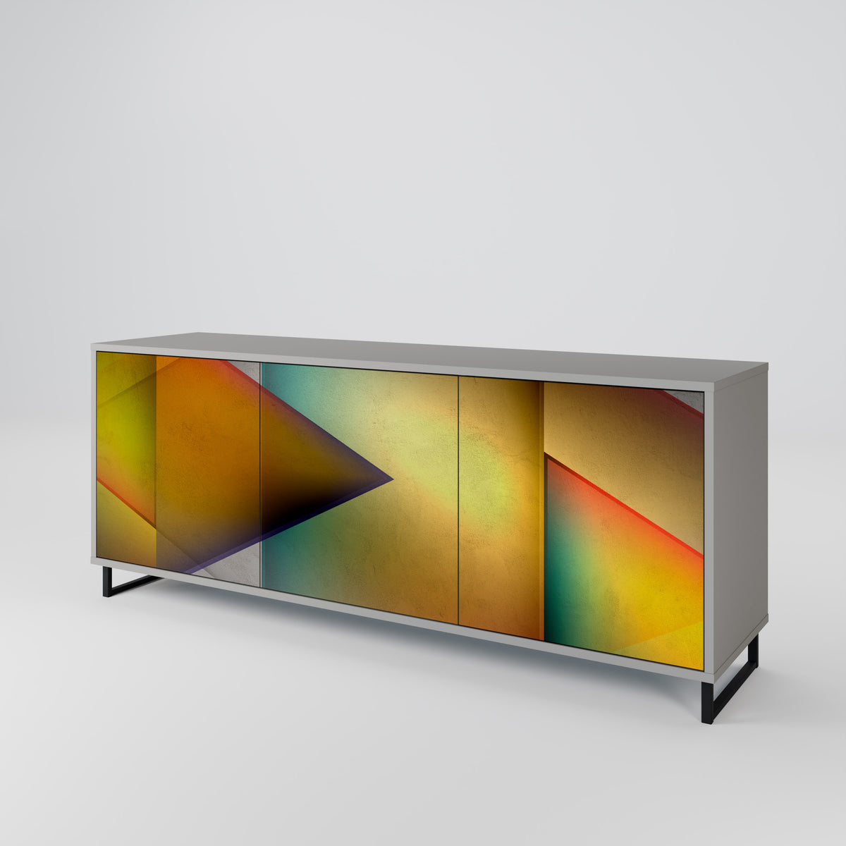 PIERCING SHARPNESS 3-Door Sideboard