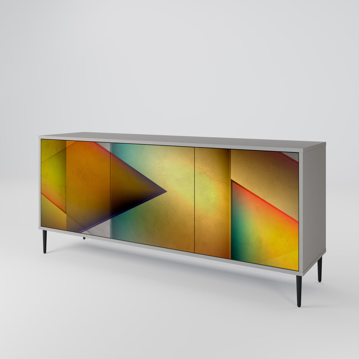 PIERCING SHARPNESS 3-Door Sideboard