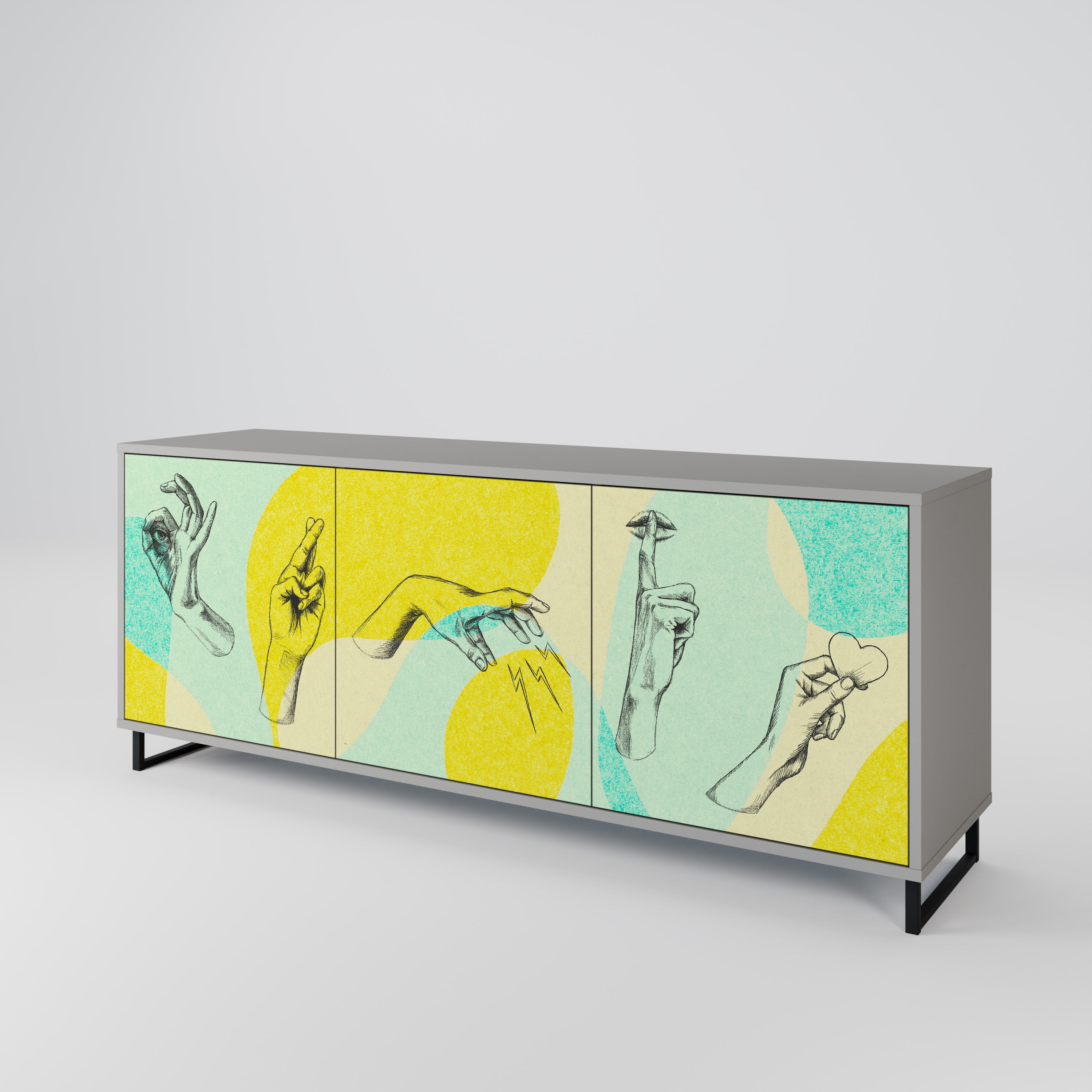 BODY LANGUAGE Μπουφές 3-θυρών