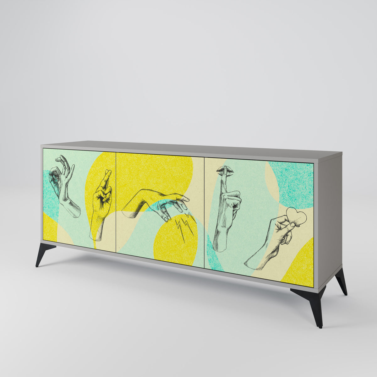 BODY LANGUAGE 3-Door Sideboard