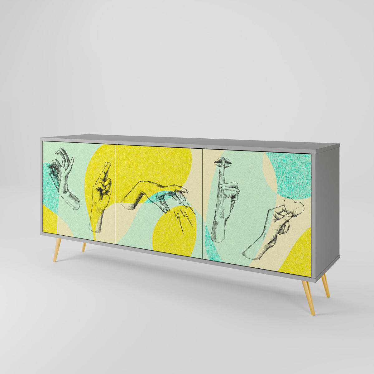 BODY LANGUAGE 3-Door Sideboard
