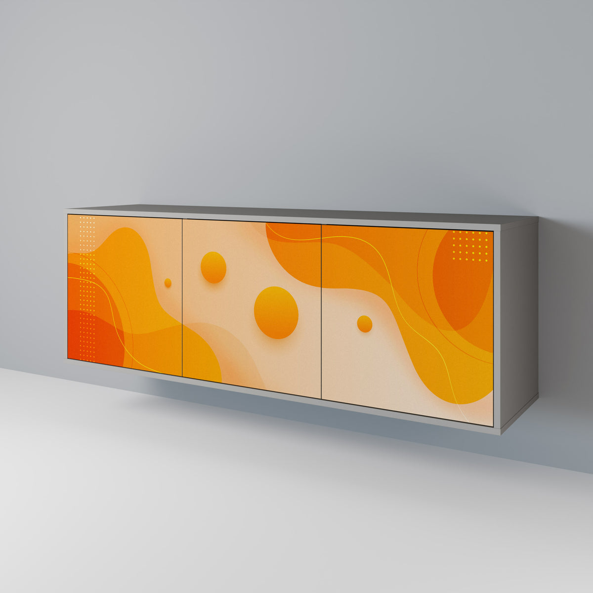 ORANGE ARRANGEMENT Μπουφές 3-θυρών