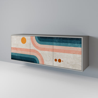 TWO HALVES 3-Door Sideboard