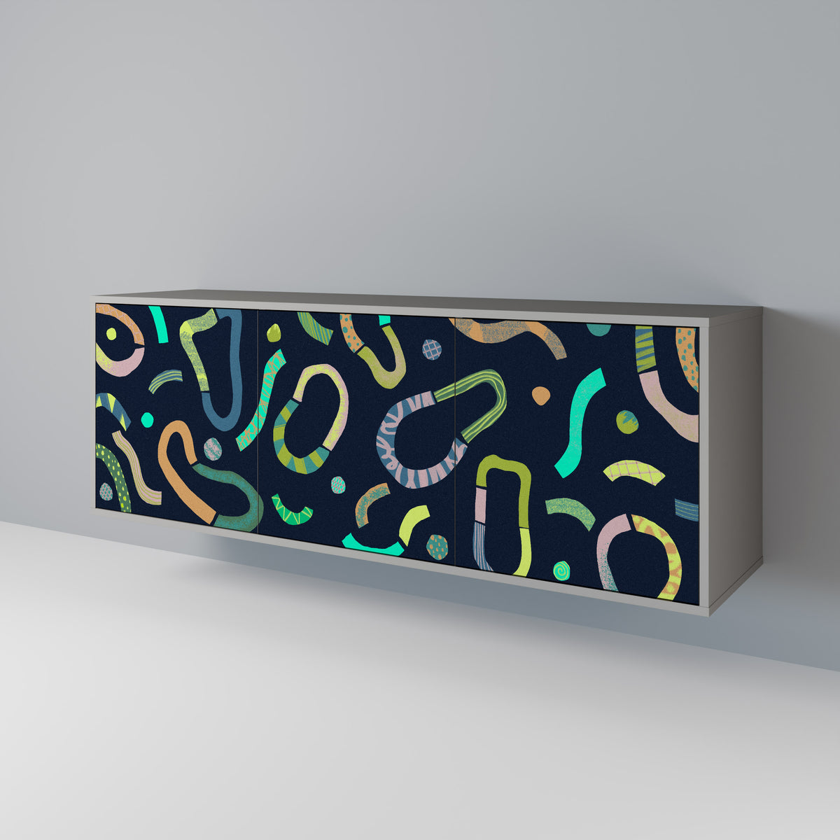 CONTRAST DANCE 3-Door Sideboard
