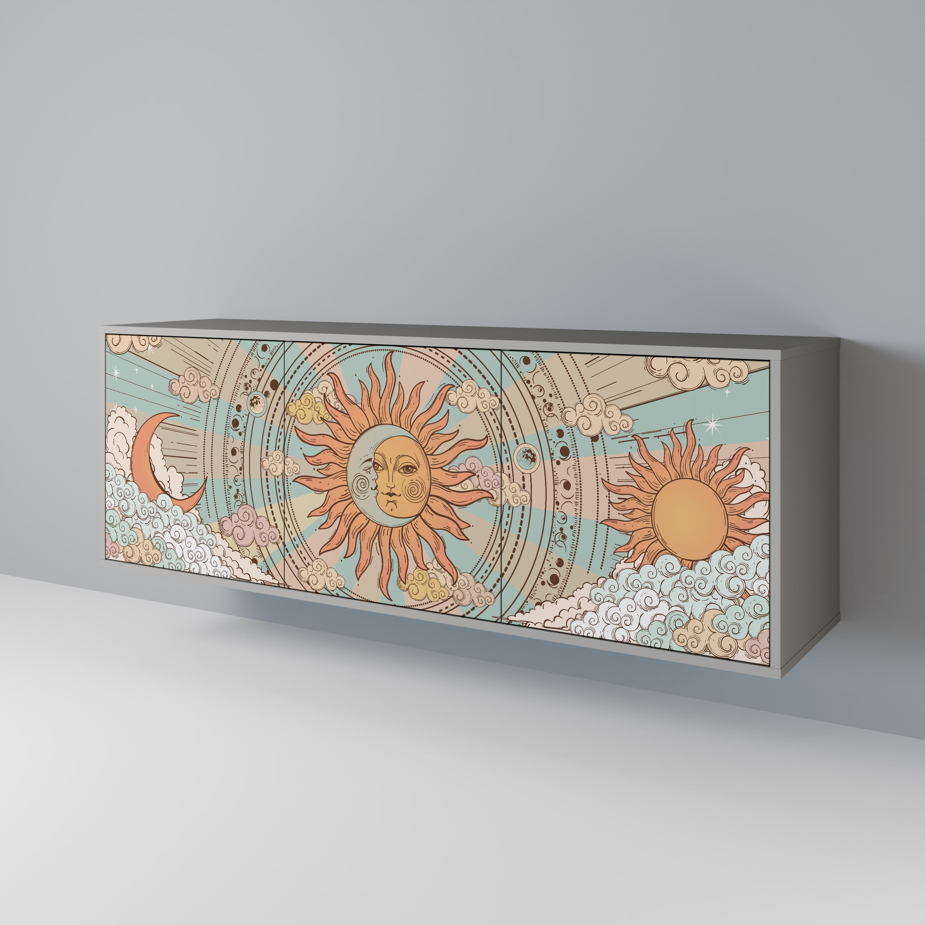 MYSTICAL STRUCTURE Μπουφές 3-θυρών