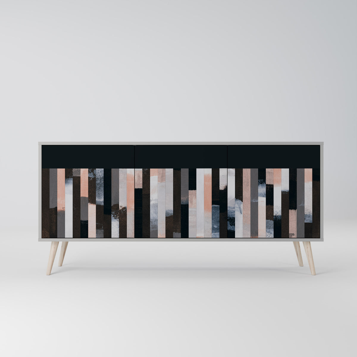 COLLAGE OF RECTANGLES Μπουφές 3-θυρών