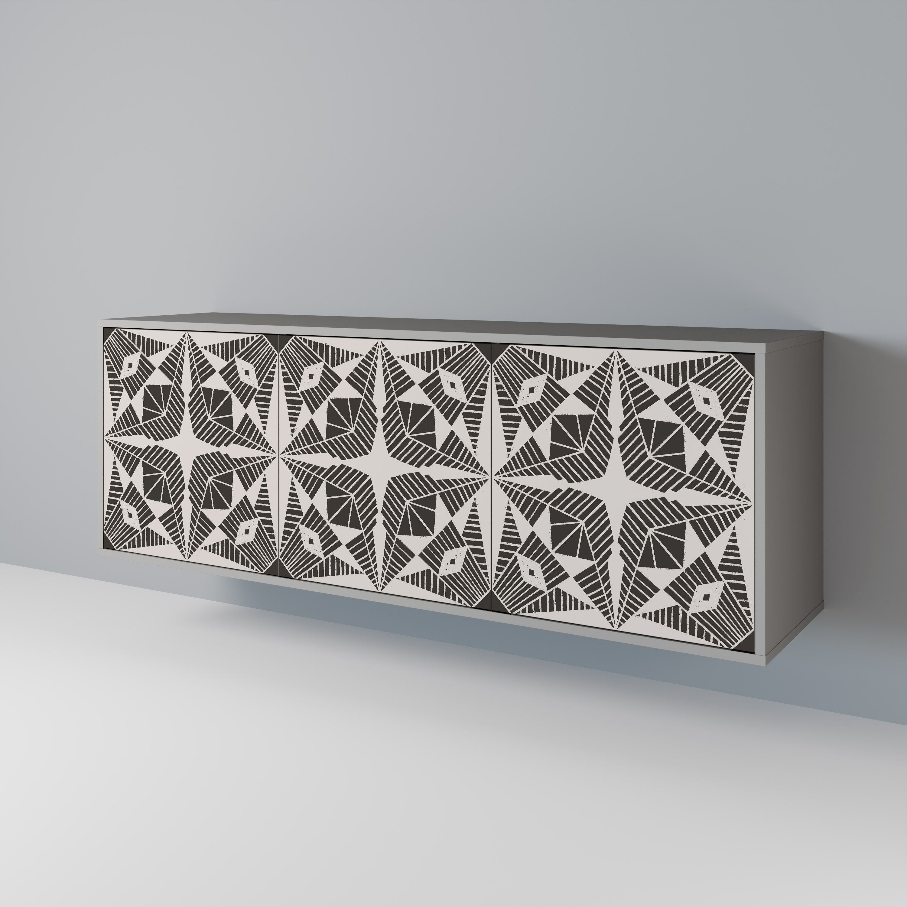 MONOCHROME NEXUS Μπουφές 3-θυρών