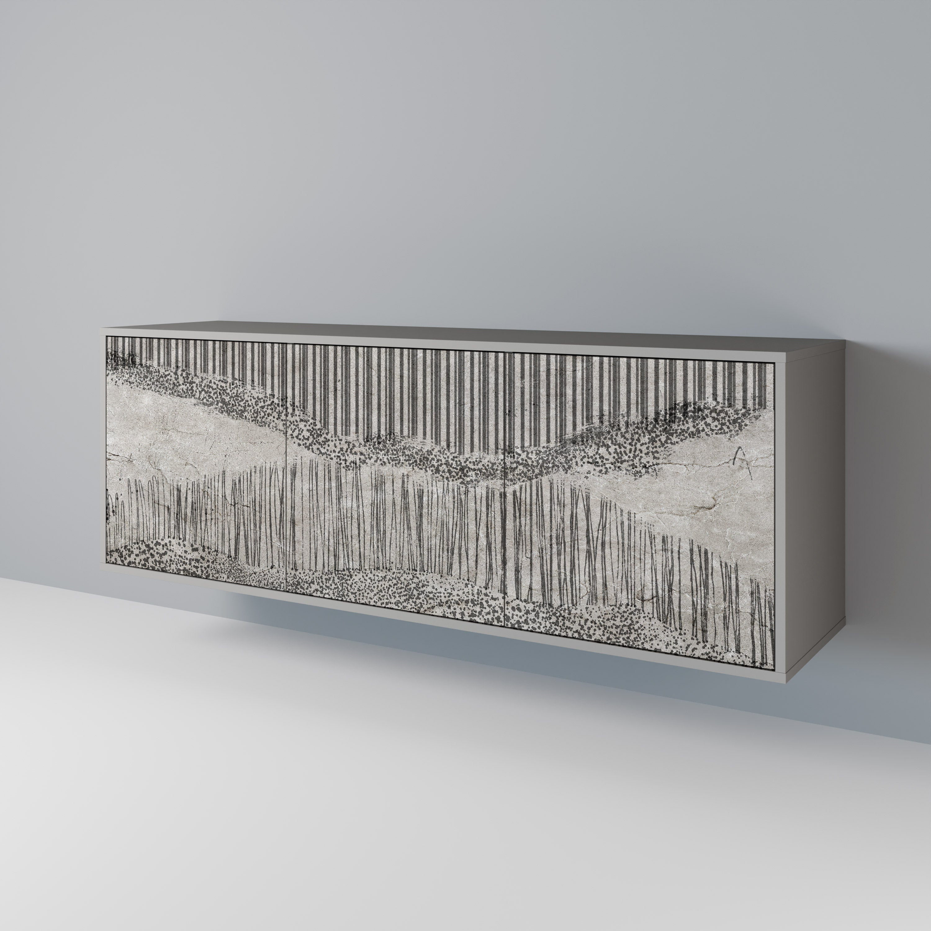 GRAIN LINES Μπουφές 3-θυρών