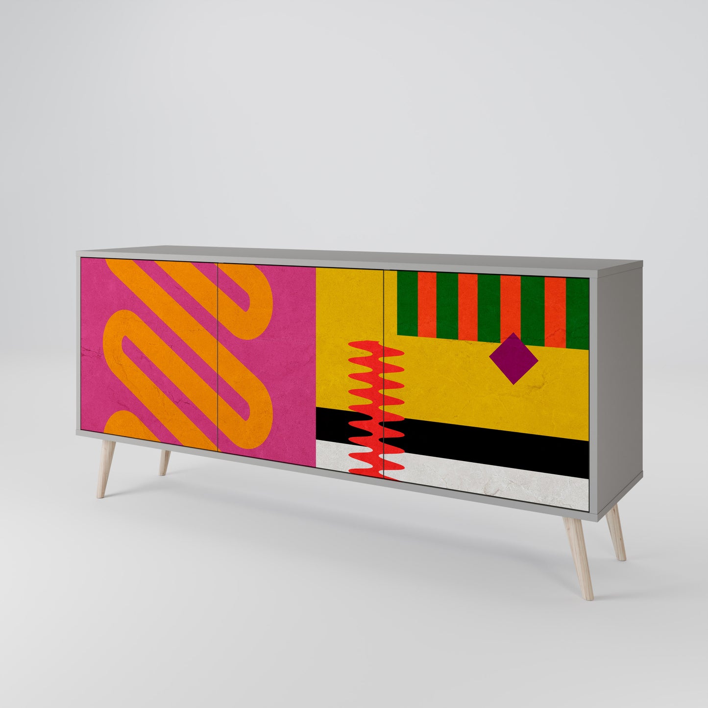 VIVID ART 3-Door Sideboard
