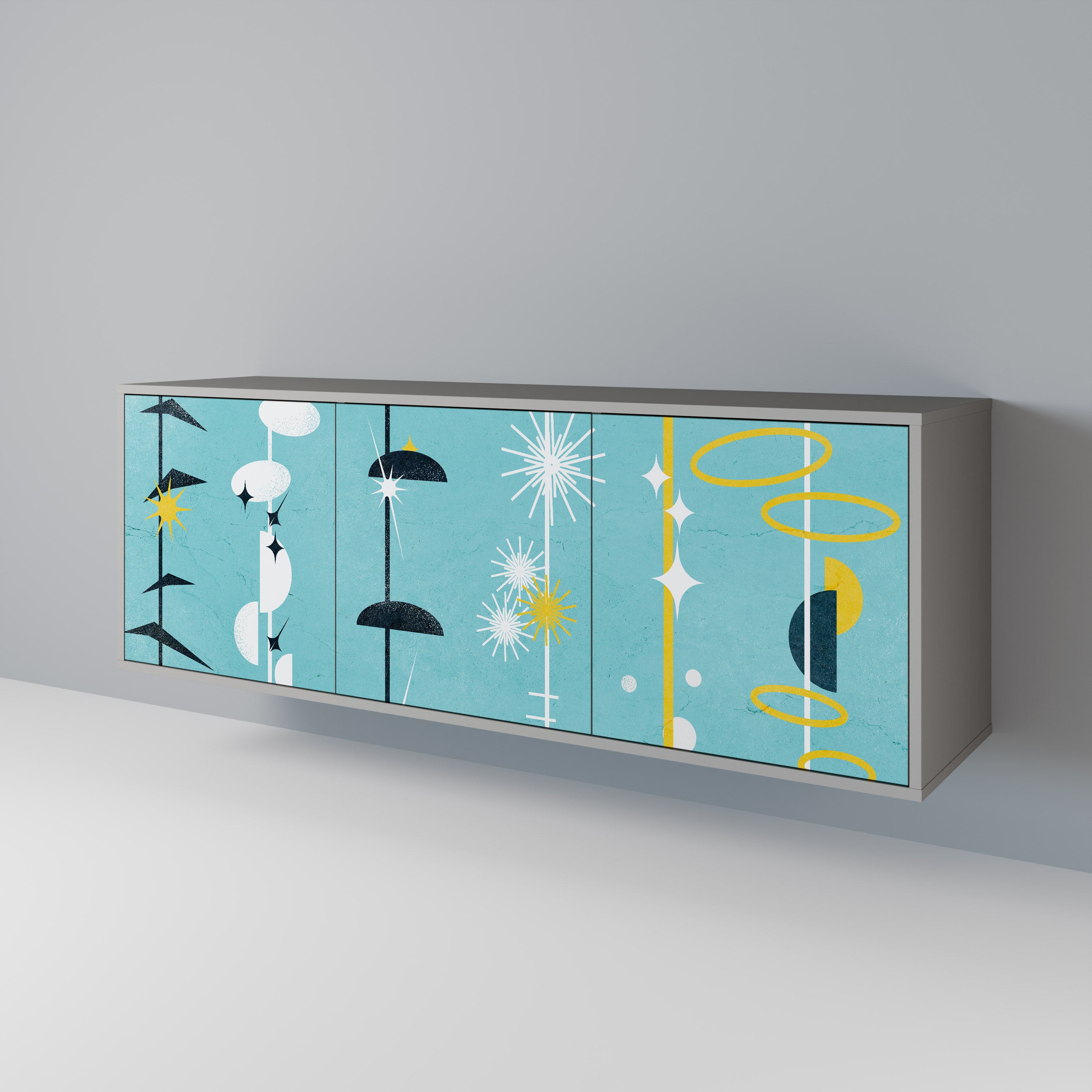 PATHS TO HAPPINESS Μπουφές 3-θυρών