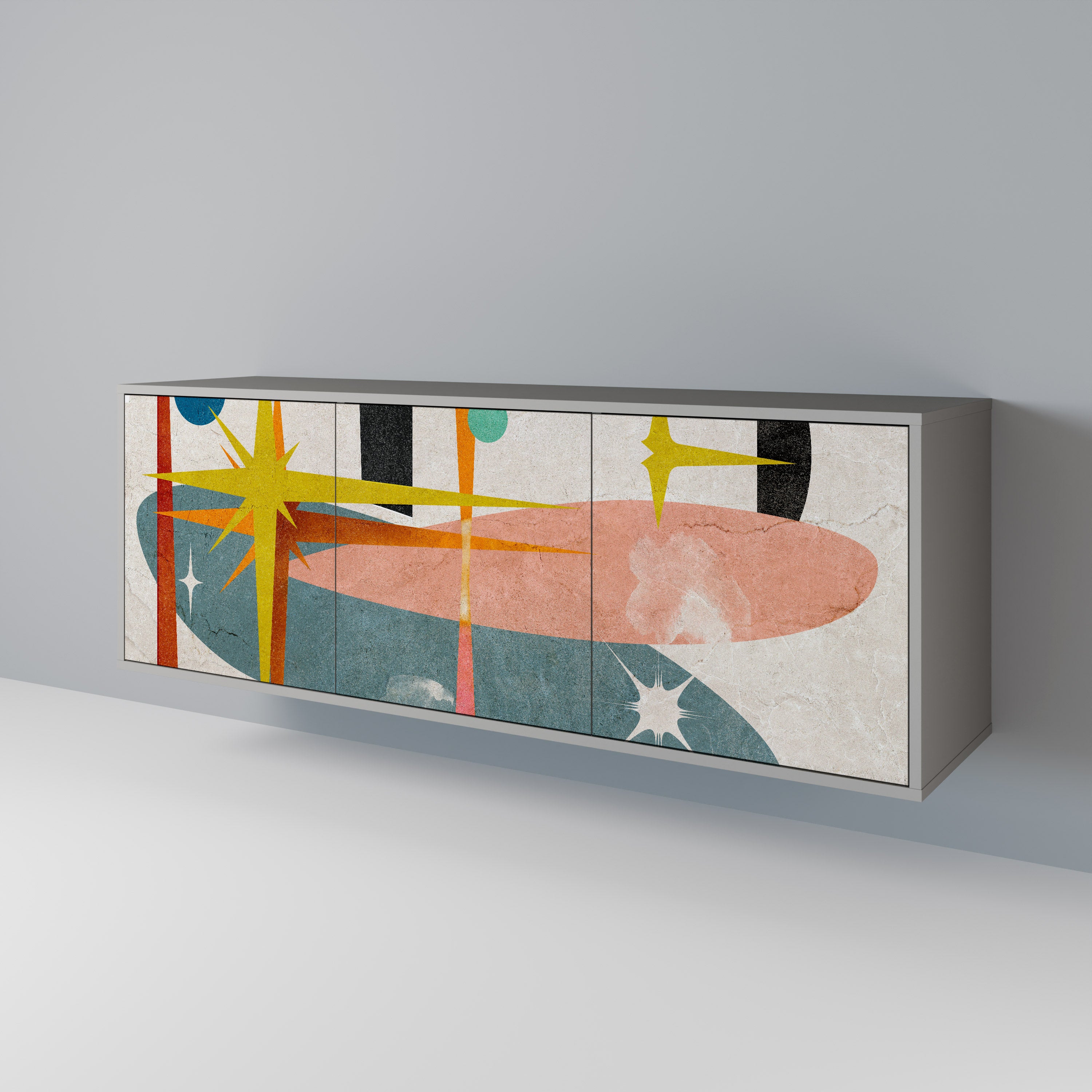 INTERSTELLAR VIBES Μπουφές 3-θυρών