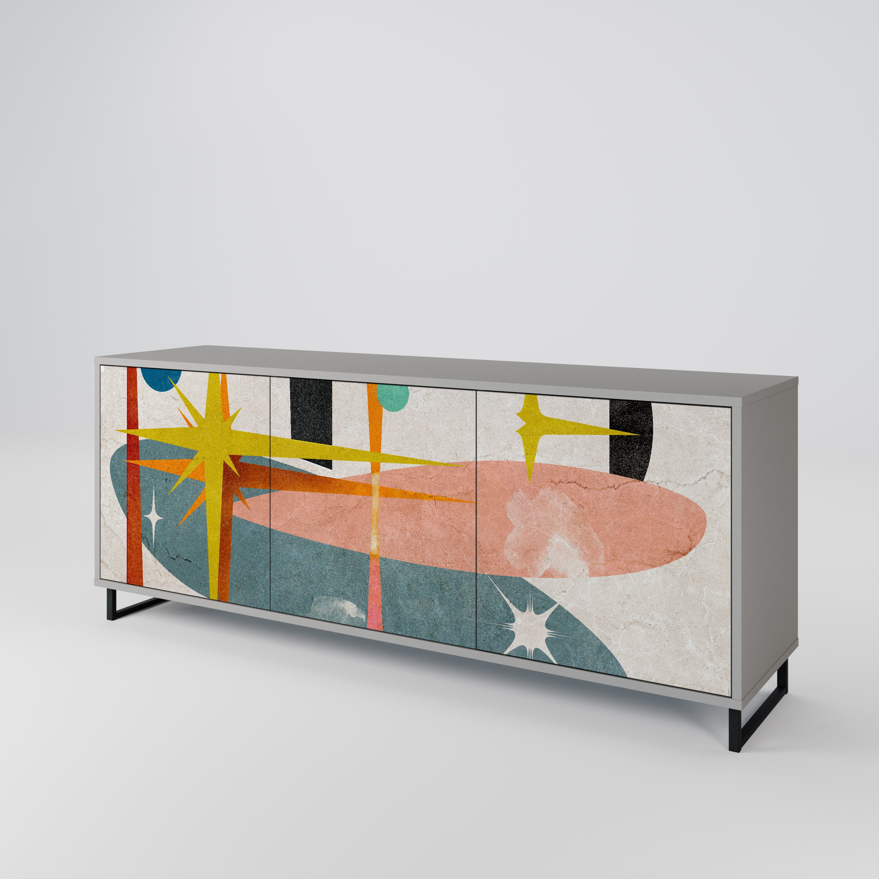 INTERSTELLAR VIBES Μπουφές 3-θυρών