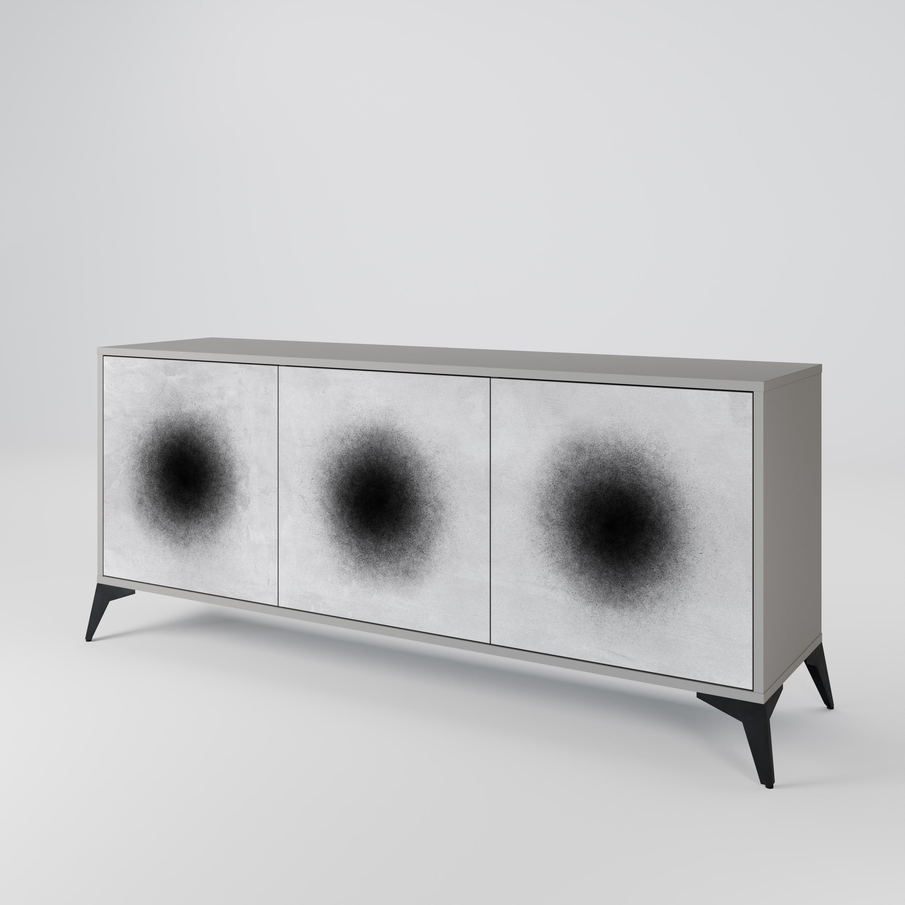 BLACK HOLE 3-Door Sideboard