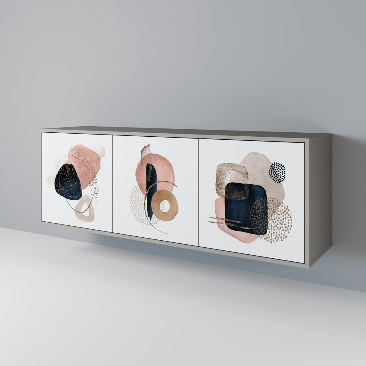 COLORFUL SHAPES 3-Door Sideboard