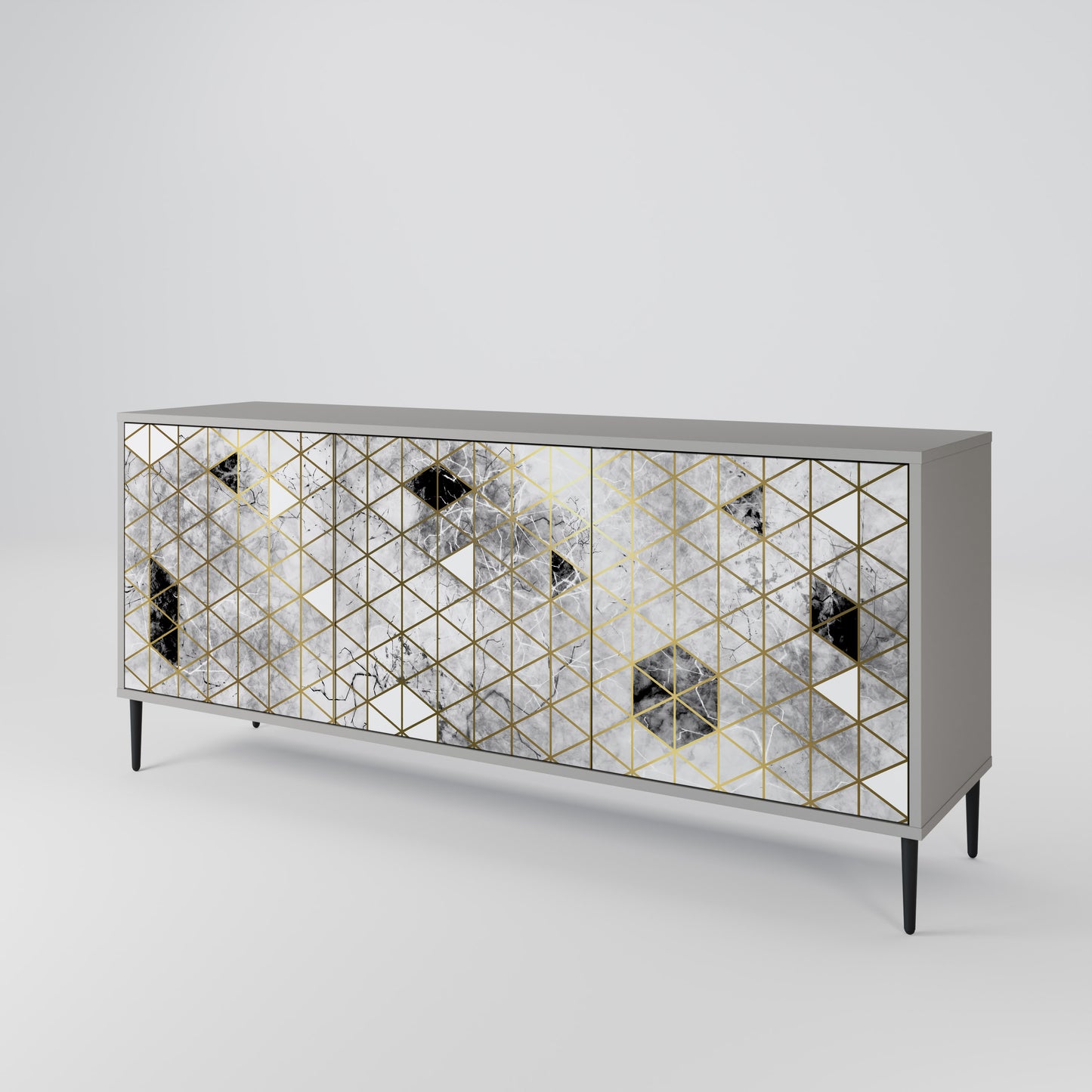 ASHEN ARIA Μπουφές 3-θυρών