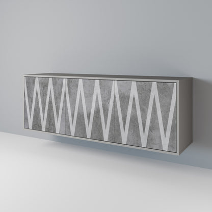 SOLID ZIG ZAG Μπουφές 3-θυρών