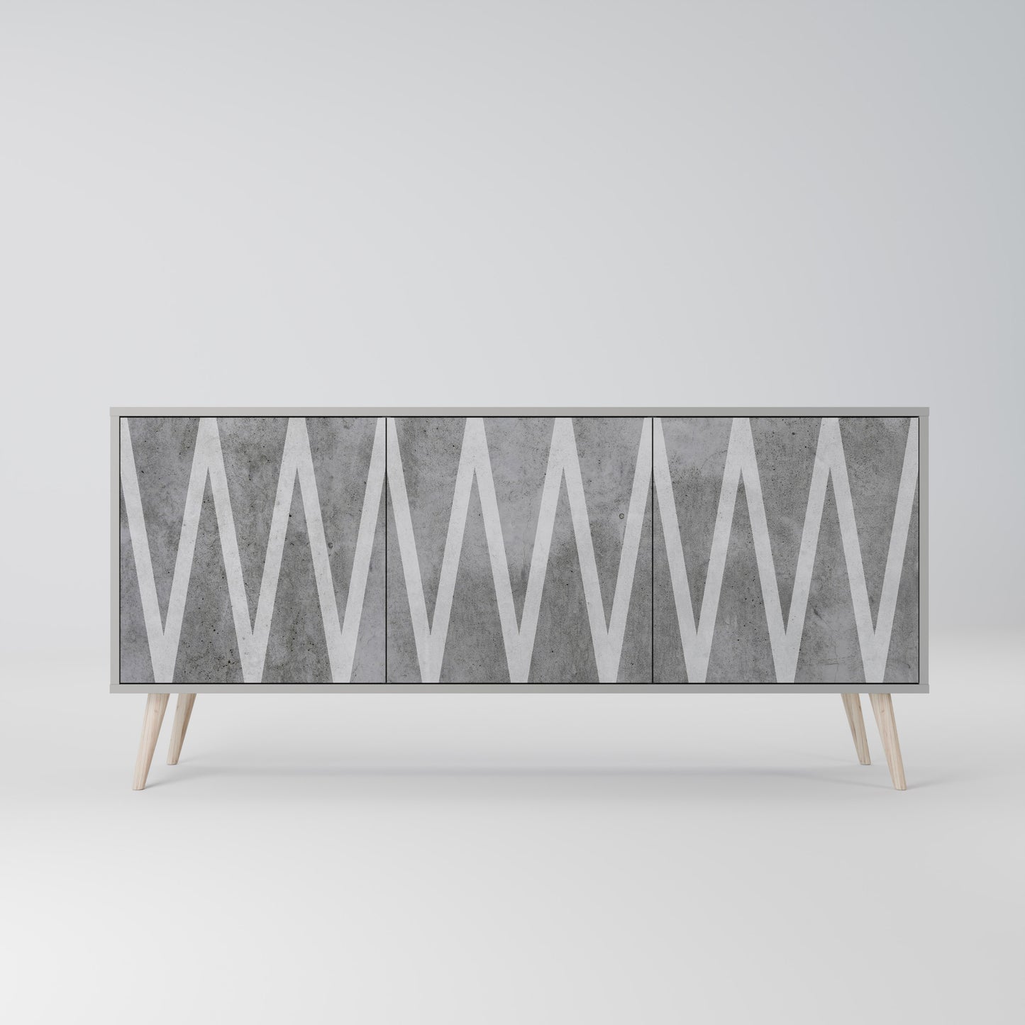 SOLID ZIG ZAG Μπουφές 3-θυρών