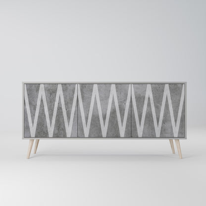 SOLID ZIG ZAG Μπουφές 3-θυρών