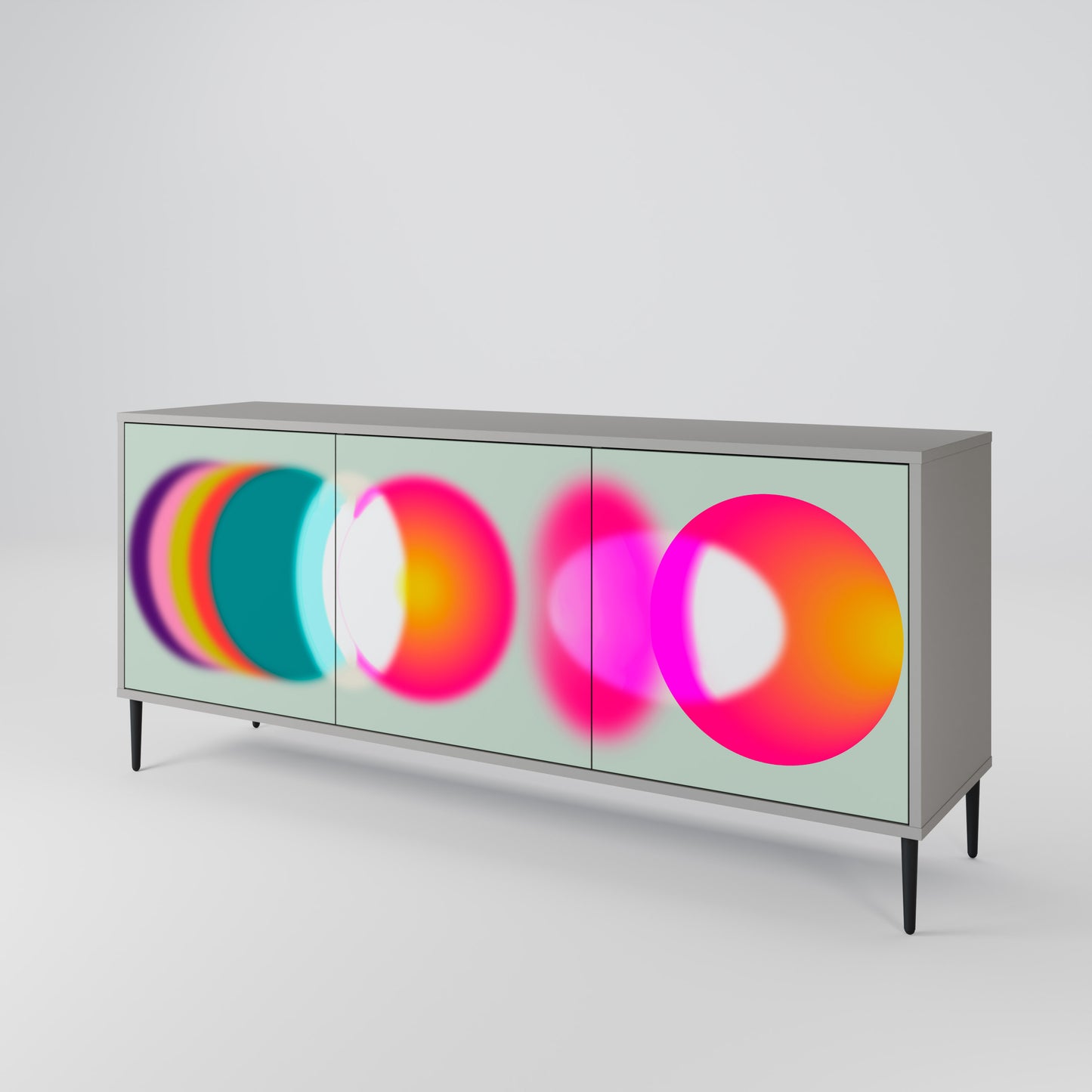 SYMPHONY OF COLORS Μπουφές 3-θυρών