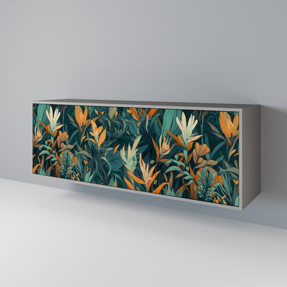 FLORAL SERENITY Μπουφές 3-θυρών