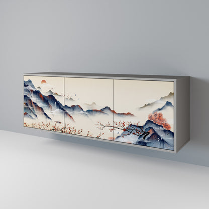 JAPANESE LANDSCAPE Μπουφές 3-θυρών