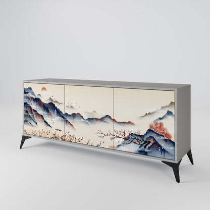 JAPANESE LANDSCAPE Μπουφές 3-θυρών