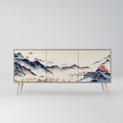 JAPANESE LANDSCAPE Μπουφές 3-θυρών