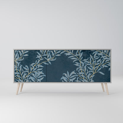 BLUE LEAVES Μπουφές 3-θυρών