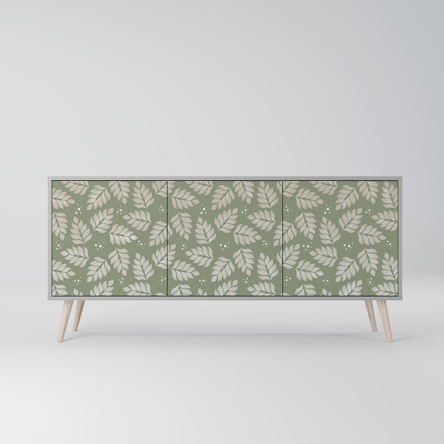LEAVES ON GREEN Μπουφές 3-θυρών