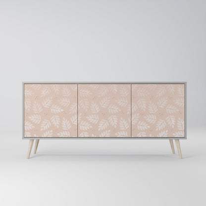 LEAVES ON BEIGE Μπουφές 3-θυρών